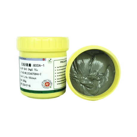 Lead-free solder paste 138 ℃ no clean low-temperature solder paste for electronic products Sn42% Bi58% flux, for SMD/BGA/SMT/IC/LED/PCB repair