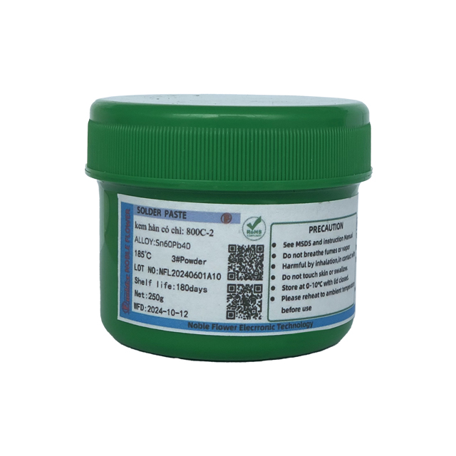 SMD291AX250T3 Canned Leaded Solder Paste 250g (T3) Sn60/Pb40 No Cleaning Required